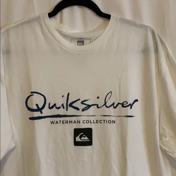 Quicksilver Logo Cree Neck Tee - Picture 2 of 3